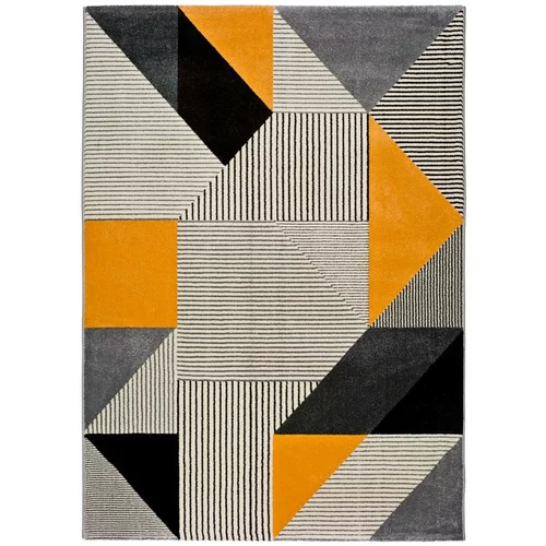 Universal narančasto-sivi tepih Gladys Duro, 140 x 200 cm