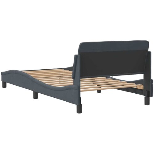  Okvir za krevet Dover tamnosivi 100x190 cm bar&amp;scaron;unasti Slike