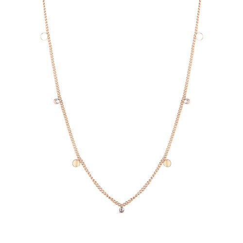 Vuch Saria Rose Gold Necklace Slike