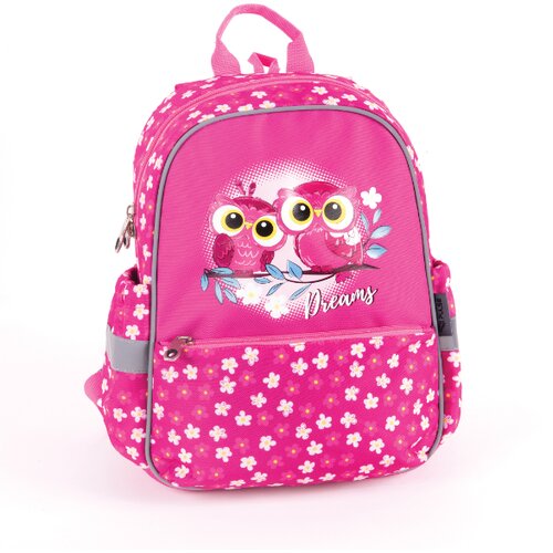 Pulse dečiji ranac za vrtić i pred&amp;scaron;kolsko junior pink owl 35x28x12cm Slike