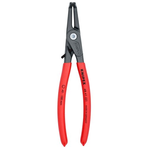 Knipex kriva zeger kle&amp;scaron;ta za unutra&amp;scaron;nje sigurnosne prstenove sa graničnikom 210mm - pod 90&amp;deg; (48 41 J31) Slike