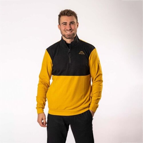 Kappa LOGO EGAPI 1/2 ZIP Mu&amp;scaron;ka majica, žuta, veličina Slike