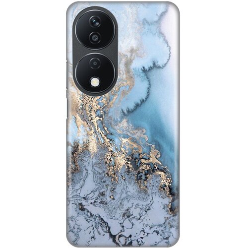  torbica silikonska print za honor X7b blue gold marble Cene