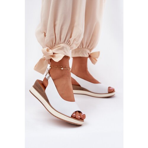 ARTIKER Leather Wedge Sandals Cene
