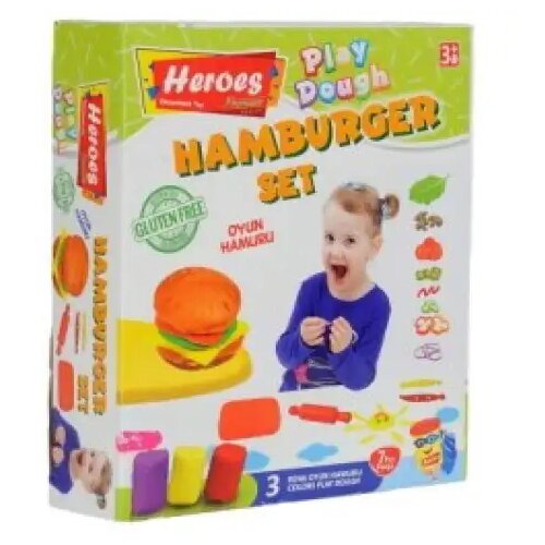 ER Toys Play-Dough: Heroes Hamburger 7-delni komplet plastelina Cene