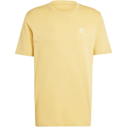 Adidas Majica 'Trefoil Essentials' svetlo rumena / bela
