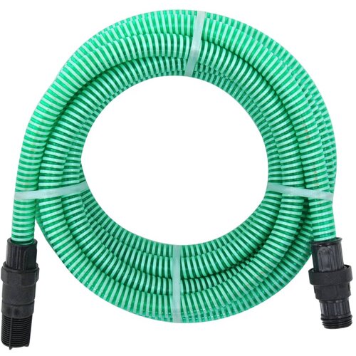 vidaXL Sesalna cev s PVC nastavki 7 m 22 mm zelene barve Cene