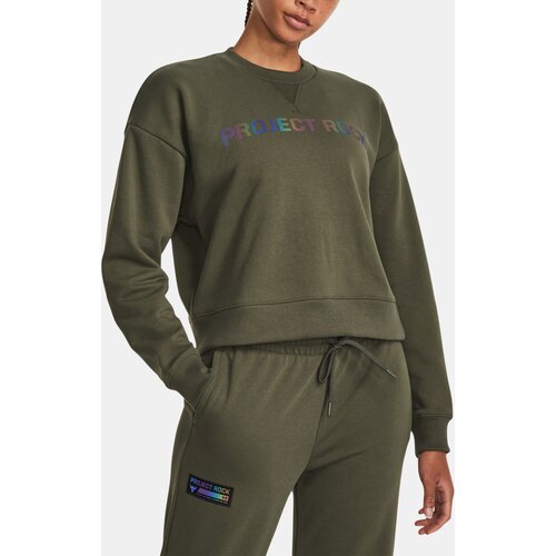 Under Armour Sweatshirt Pjt Rck HW Leg Day Crew-GRN - Women&amp;#039;s Slike