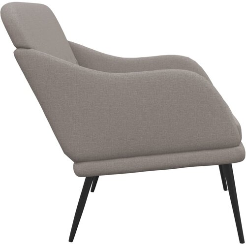  Klupa smeđesiva 110 x 76 x 80 cm od tkanine Slike