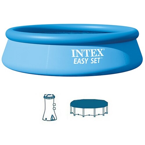 Intex porodični bazen za dvori&scaron;te sa pumpom i prekrivačem 305x76cm 28122NP/28021 Cene