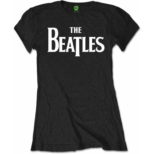 The Beatles Majica Drop T Logo Ženske Black M