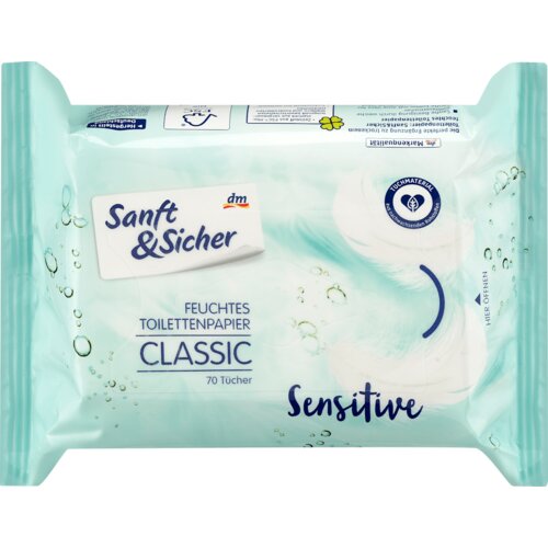 Sanft&Sicher classic vlažni toaletni papir - sensitive 70 kom Cene