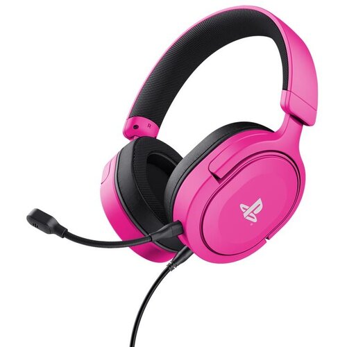 Trust slu&amp;scaron;alice GXT498 forta headset PS5 pink Slike