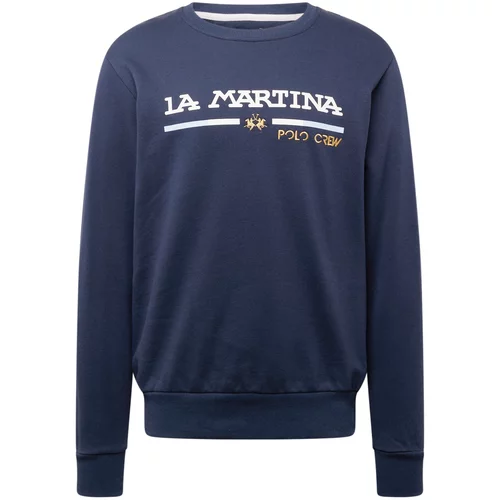 La Martina Sweater majica mornarsko plava