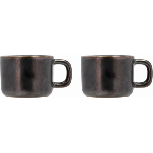  2-delni set skodelic za espresso fjord, 0,1 l - kovinsko črna Cene