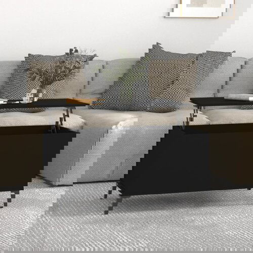 vidaXL Stolić za kavu crni 90 x 44,5 x 45 cm od konstruiranog drva Cijene