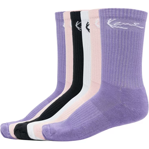 Karl Kani Čarape lavanda / pastelno roza / crna / bijela
