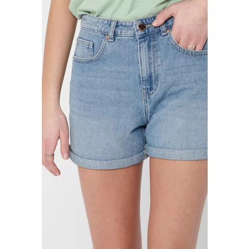 Only Jeans kratke hlače Phine 15196224 Modra Regular Fit