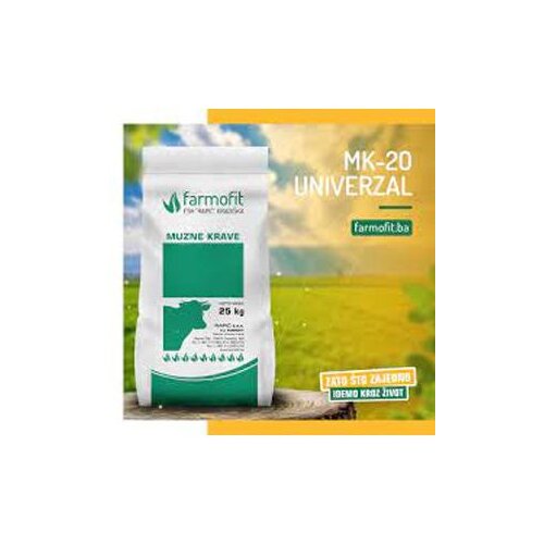 Hrana za krave muzare MK-20 Ekonomik 25kg Farmofit Cijene