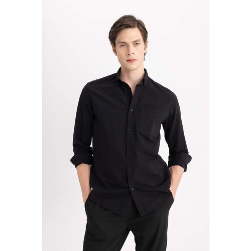 Defacto Regular Fit Oxford Long Sleeve Shirt Slike