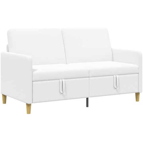 SOFA s pohranom Bijela 152 x 78 x 87 cm Poliester Slike