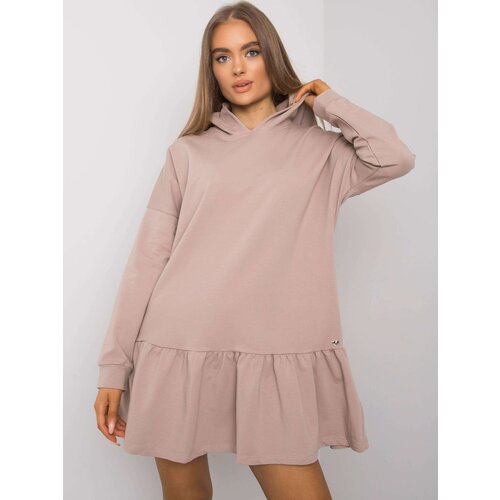 BASIC Feel Good Dress-RV-SK-7184.22X-dark beige Cene