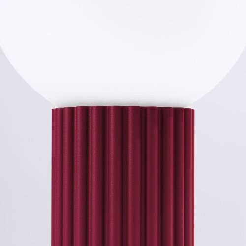 Sollux SL.1751 - Stona lampa HALO 1xG9/8W/230V prečnik 12 cm crvena Slike