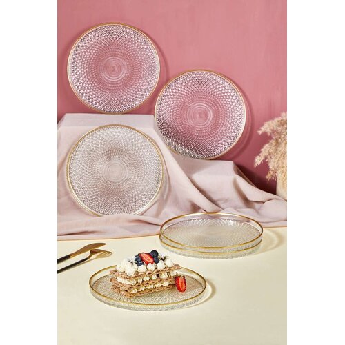 Hermia Set dezertnih tanjira, 6 komada, Providni Cene