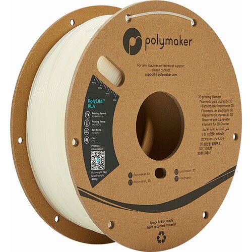 Polymaker polylite pla - natural, 1.75 mm (1.000 g) Cene