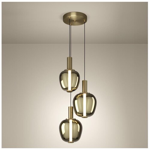 Eglo 390465 - led prigu&scaron;iva luster fruitera LED/5W/230V+2xLED/6,5W+ 3xLED/1,6W zlatna Cene
