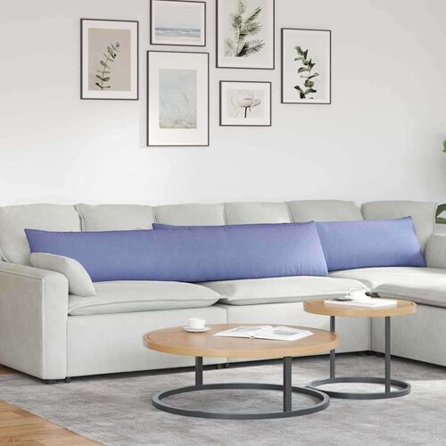 vidaXL jastučići za sofu 2 pcs plava 200 x 40 cm tkanina Cijene