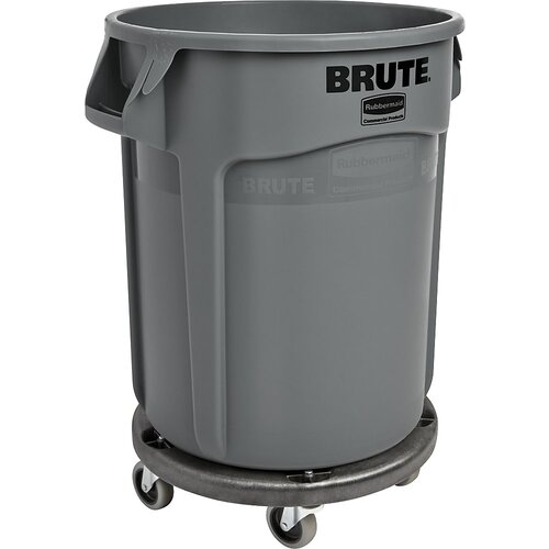 Rubbermaid Univerzalna posoda BRUTE® s podvozjem, prostornina 166 l, sive barve Cene