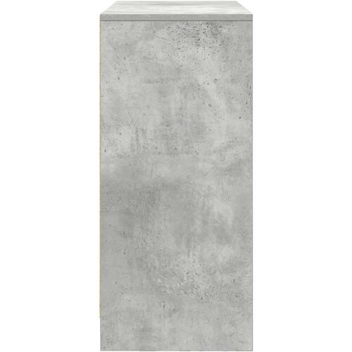 VidaXL Komoda s ladicama beton siva 80x34x76 cm konstruirano drvo Slike