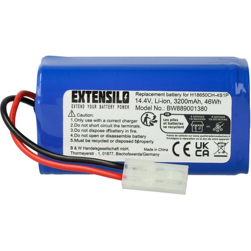 Extensilo Baterija za Xiaomi Mi Robot Vacuum Mop, 3200 mAh Cene