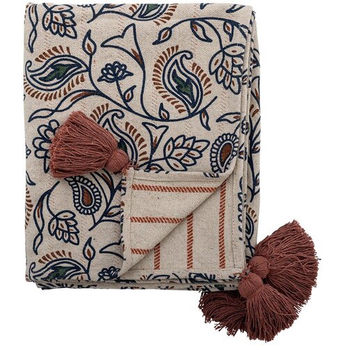 Bloomingville Odeja iz me&amp;scaron;anice bombaža 130x160 cm Paisley &amp;ndash; Slike