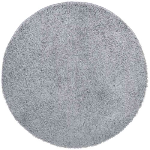 Maison Chic Visoka ko&scaron;ata Preproga, Rug srebrno siva 200x200cm poliester, (22120329) Cene