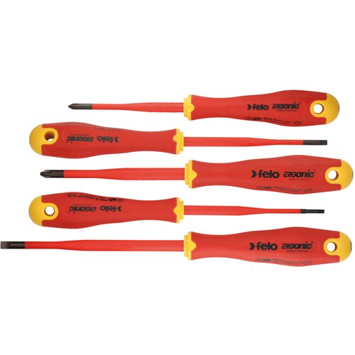 Felo Set odvijača ERGONIC® VDE E-Slim (5 -dij., Prikladno za: Ravne i križne utore PH) Cijene