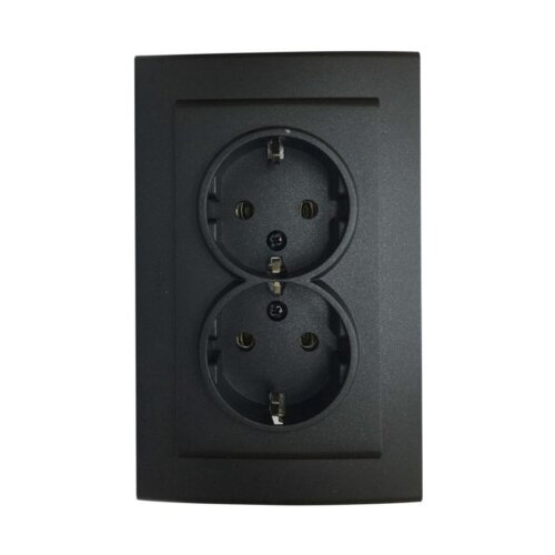  Dupla uticnica crna ( 190 ) Cene