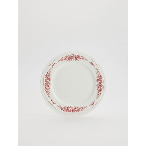Reserved porcelanasti krožnik - burgundy Cene