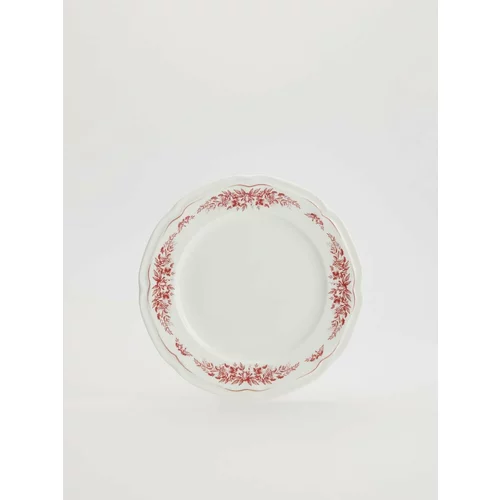 Reserved porcelanasti krožnik - burgundy