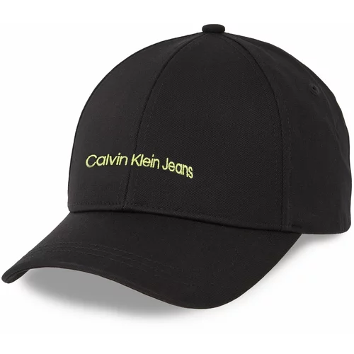 Calvin Klein Jeans Kapa s šiltom Institutional Cap K50K510062 Black/Sharp Green 0GX