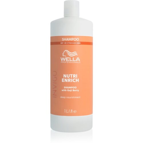 Wella Professionals Invigo Nutri-Enrich &amp;scaron;ampon za suhe in po&amp;scaron;kodovane lase 1000 ml Slike