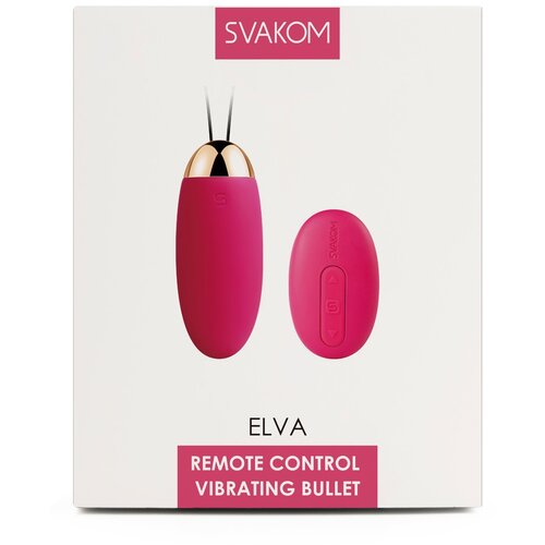 Svakom Elva Vibro jaje, 5 režima vibracije, 5 intenziteta, Roze Slike