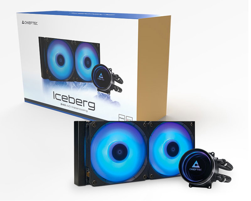 Chieftec Iceberg 240mm A-RGB vodeno hlađenje za INTEL/AMD procesore Slike
