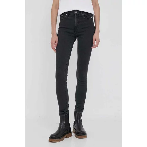 Calvin Klein Jeans Kavbojke ženski, črna barva