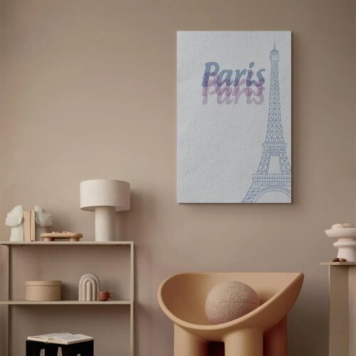  Slika - Paris in Watercolours (1 Part) Vertical 80x120 Standard Slike