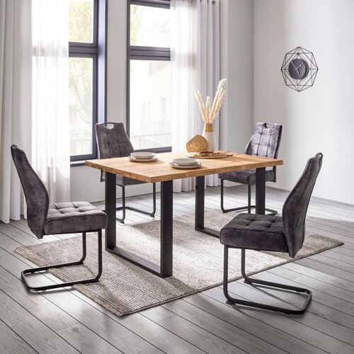 James Wood Jedilna Miza Wood, Masivno, 140x90 Slike