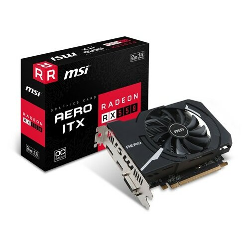 MSI AMD Radeon RX 550 2GB 128bit RX 550 AERO ITX 2G OC grafička kartica Slike