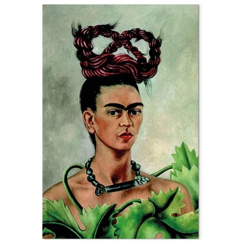  Slika - Frida Kahlo &amp;ndash; Self-Portrait with Braid 80x120 Akustična Slike