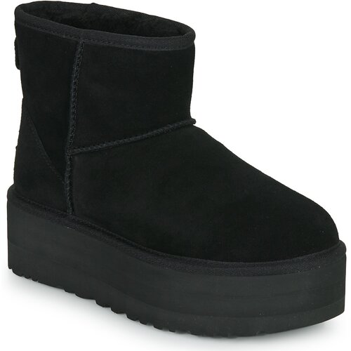 Ugg Pol&amp;scaron;kornji W CLASSIC MINI PLATFORM Črna Slike